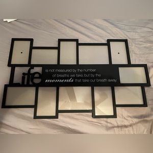 11 picture frames, with expression!